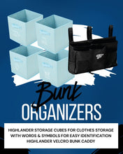 Load image into Gallery viewer, Blue Bunk Organizer Care Package
