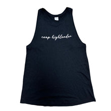 Load image into Gallery viewer, Script Highlander Black Tank for Women
