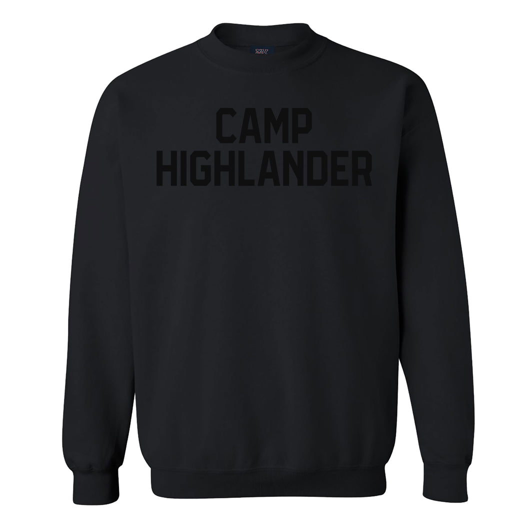 Black on Black Camp Highlander Crew
