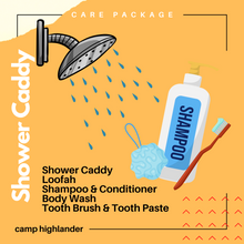 Load image into Gallery viewer, Camper Shower Caddy Care Package
