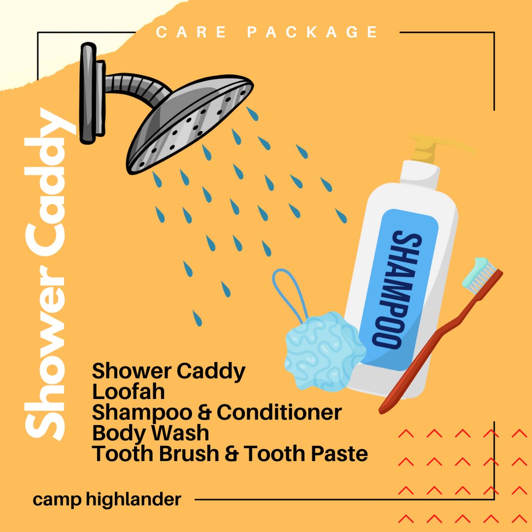 Camper Shower Caddy Care Package