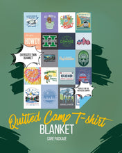 Load image into Gallery viewer, Camp T-Shirt Blanket Gift
