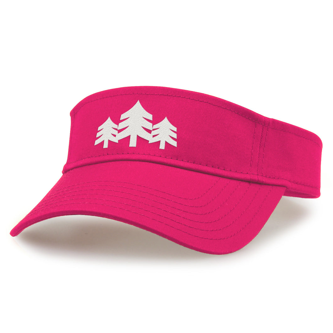 Hot Pink Camp Highlander Logo Visor