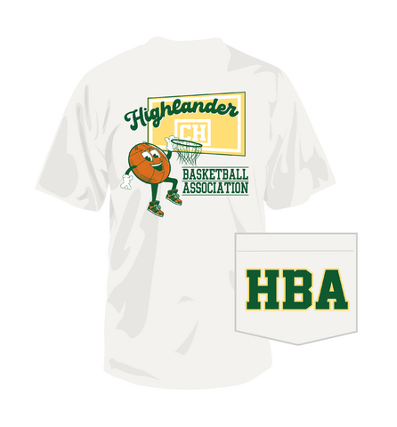 HBA Comfort Color Front Pocket Adult Tee