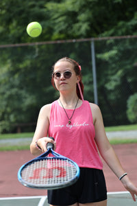 Script Highlander Pink Tank for Women